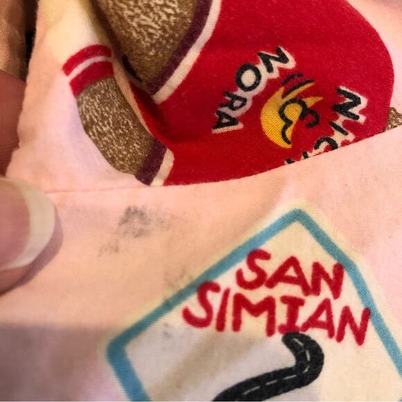 Nick & Nora pink sock monkey leisure time pajama top size 3XL - Picture 14 of 16